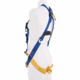 Werner BaseWear Standard Universal Safety Harness, 1 D-Ring, Blue thumbnail 3