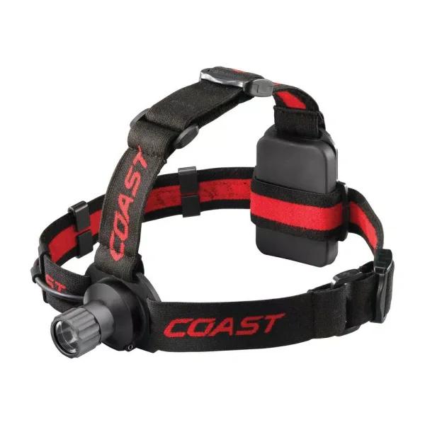 Coast HL40 300 Lumen LED Headlamp, Hardhat Compatible, Wide Angle Flood Beam