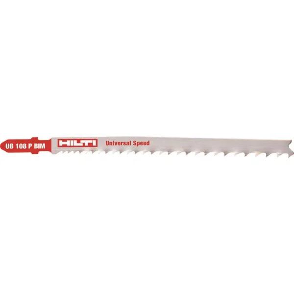 Hilti UB 108 Bi-Metal T-Shank Premium Jig Saw Blades, 4.25 in, 5-10 TPI, Multi-Purpose (5-Pack)