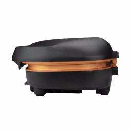 Brentwood Appliances 750W Indoor Electric Copper Grill and Panini Press, 2-Serving, Black thumbnail 2
