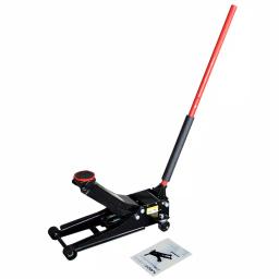 Max Load 3-Ton Low Profile Hydraulic Floor Jack with Quick Pump and Wide Steel Casters thumbnail 4