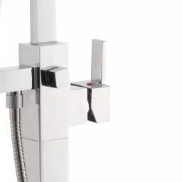 Glacier Bay Farrington Freestanding Floor Mount Tub Faucet with Handheld Handshower, Chrome thumbnail 3