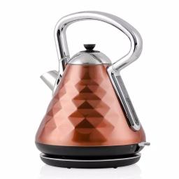 Ovente Cleo Collection 1.7L Copper Electric Kettle, 1500W Stainless Steel Tea Kettle with Auto Shut-Off thumbnail 1