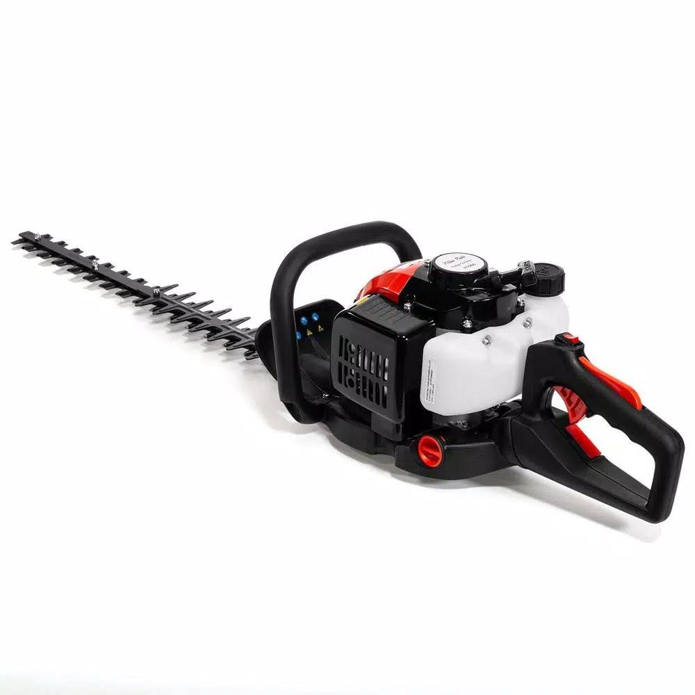 XtremepowerUS 24 in. Gas Powered 2-Stroke Hedge Trimmer, 26 cc Engine
