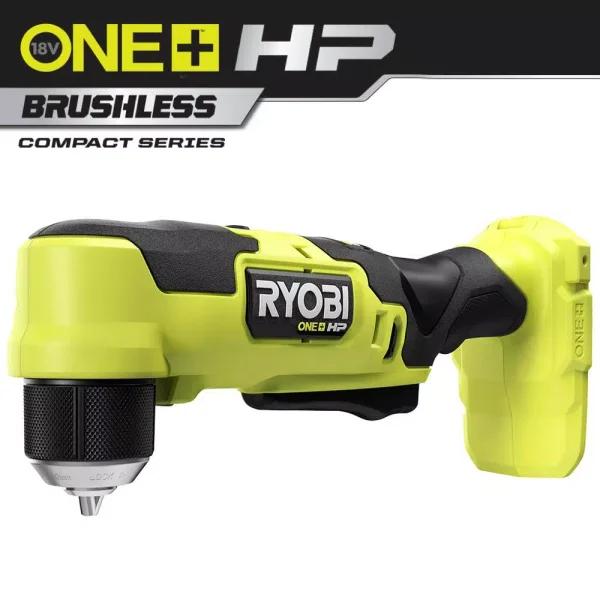 RYOBI ONE+ HP 18V Brushless Compact 3/8 in. Right Angle Drill (Tool Only)