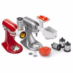 KitchenAid Slicer, Shredder, Grinder, and Strainer Attachment Pack thumbnail 1