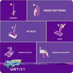 Swiffer WetJet Multi-Surface Floor Cleaner Solution Refill, 42.2 oz (2-Pack) thumbnail 5