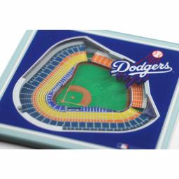 YouTheFan MLB Los Angeles Dodgers StadiumViews 3D Acrylic Coasters, 2-Pack thumbnail 3