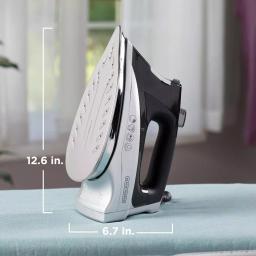 BLACK+DECKER Allure Digital Professional Steam Iron, 1600W, Silver/Black thumbnail 7
