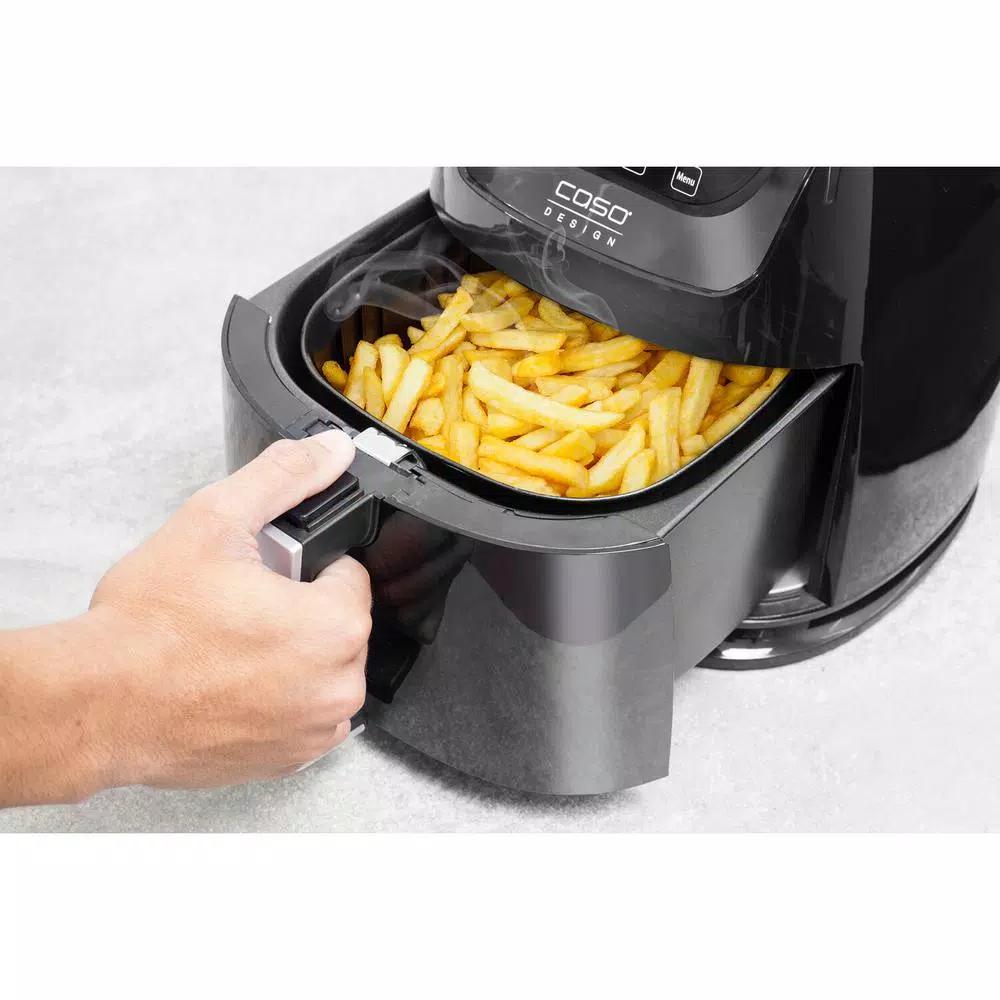 Caso Design AF 350 3.2 Qt. Convection Air Fryer with Barbecue Accessories, Black
