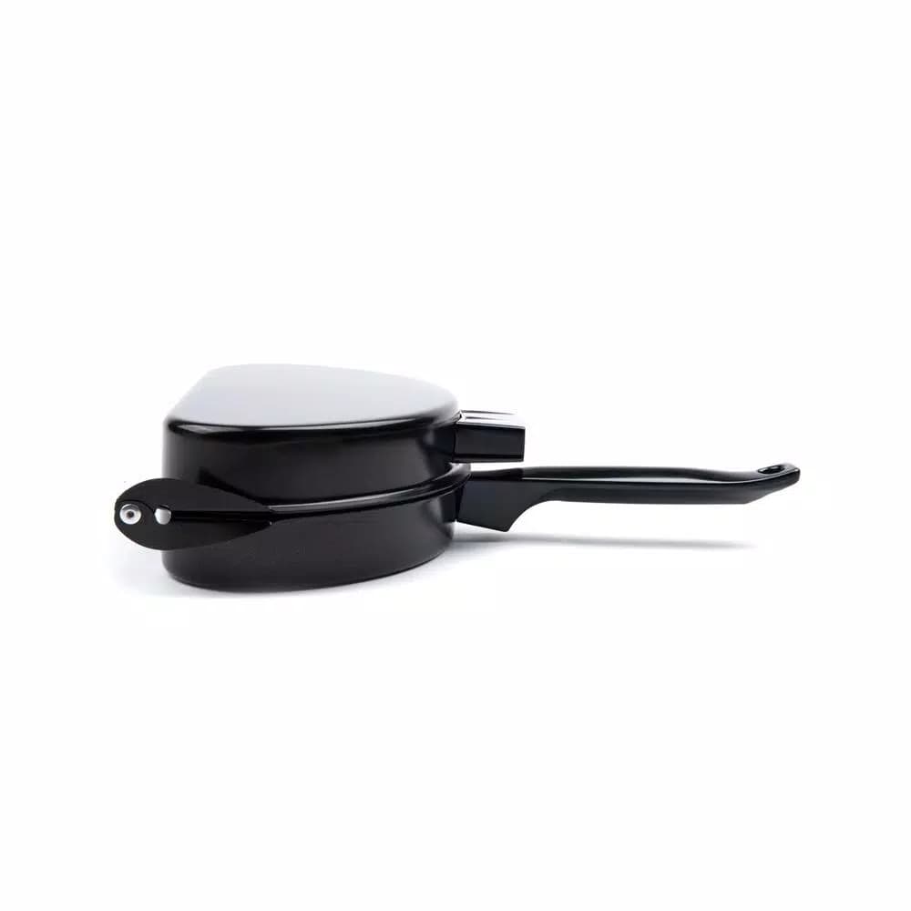Fox Run Non-Stick Carbon Steel Omelette Pan and Egg Poacher Set, 3-Cup Insert