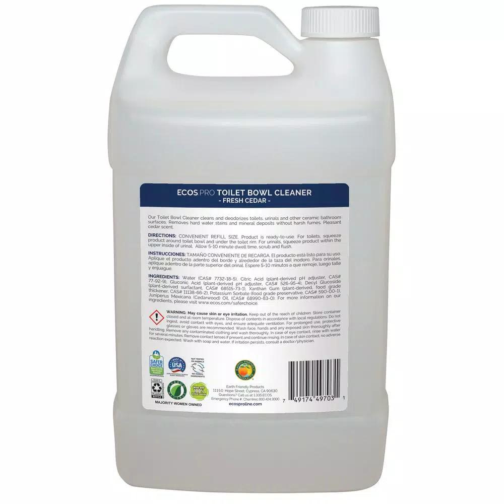 ECOS Pro Toilet Cleaner, 128 oz. - Plant-Based Hard Water Stain Remover