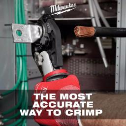 Milwaukee M18 FORCE LOGIC 600 MCM Cordless Crimper Kit with 750 MCM Cu/Al Cutting Jaw thumbnail 3