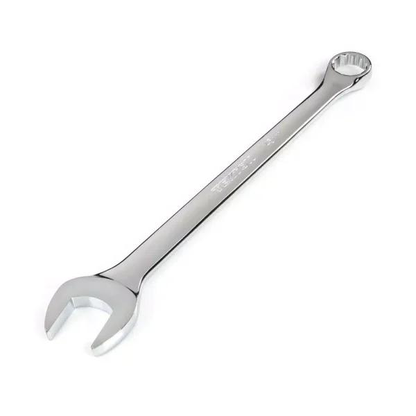TEKTON 45 mm Combination Wrench, 12-Point Box End, Chrome Vanadium Steel