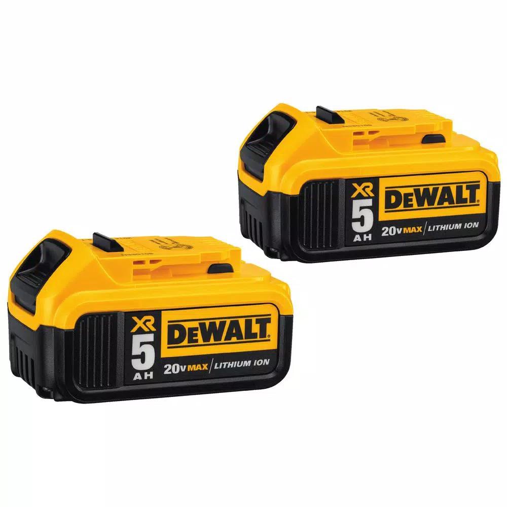 DEWALT 20V MAX Bluetooth Speaker Kit with (2) 5.0 Ah Batteries and Charger