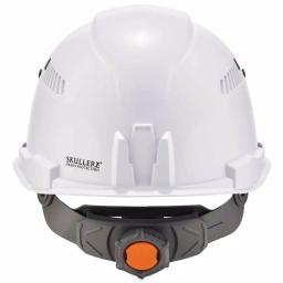 Ergodyne Skullerz 8972 Class C Vented Cap Style Hard Hat with Ratchet Suspension - White thumbnail 5