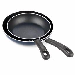 Cook N Home 2-Piece Aluminum Nonstick Saute Pan Set, Blue thumbnail 3