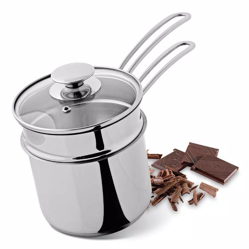 Frieling Kuchenprofi 1.6 qt. Stainless Steel Sauce Pot with Glass Lid