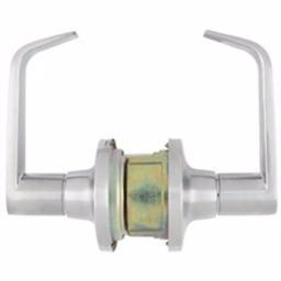 Universal Hardware Satin Chrome Standard Duty Passage Lever, ANSI Grade 2, 2-3/4 in. Hall/Closet Lock thumbnail 3