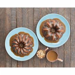 Nordic Ware Fluted Duet Bundt Pan - Dual Cavity Cast Aluminum Nonstick Cake Pan thumbnail 4