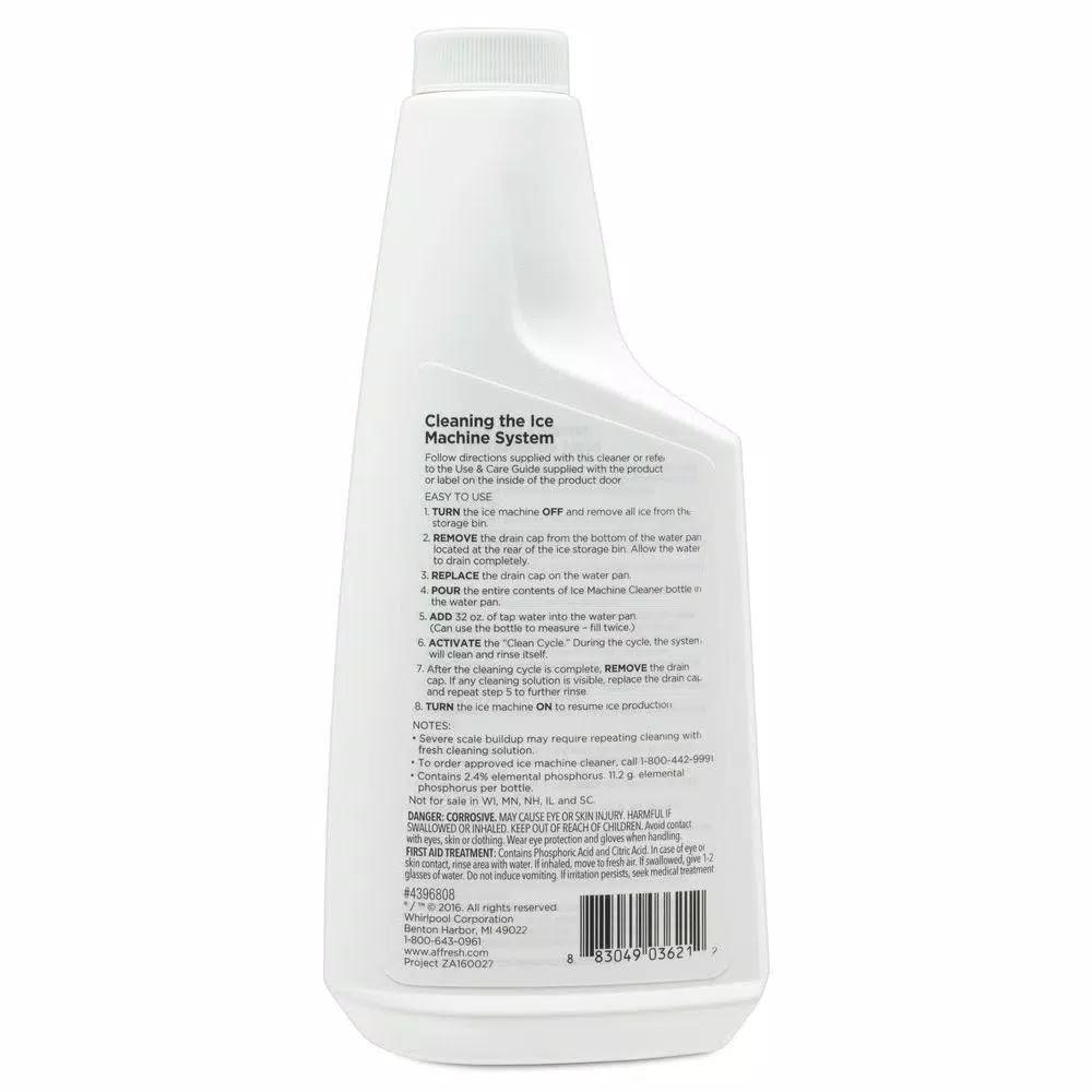 Affresh 16 oz. Unscented Liquid Ice Machine Cleaner - Scale & Mineral Deposit Remover