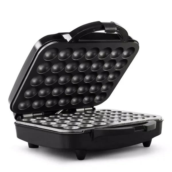 HOLSTEIN HOUSEWARES 1200W 35-Piece Black Cake Pop Maker, Dessert Specialty Appliance