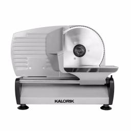 KALORIK 200W Professional Food Slicer with 7.5 in. Stainless Steel Serrated Blade, Silver thumbnail 2