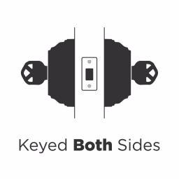 Kwikset 980 Satin Nickel Double Cylinder Deadbolt with SmartKey Security thumbnail 2