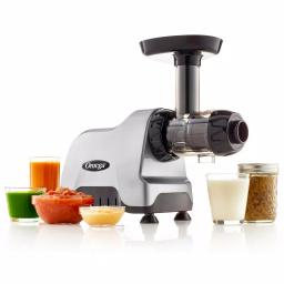 Omega CNC80S Compact Slow Masticating Juicer and Nutrition System, Silver thumbnail 5