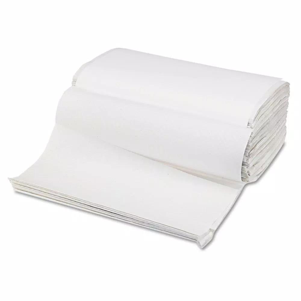 Boardwalk Single-Fold White Paper Towels, 9 x 9.45 in, 4000 Count Case