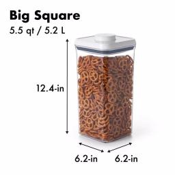 OXO Good Grips 5.5 Qt. POP Container, Stackable Airtight Food Storage Container thumbnail 3