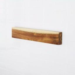 SCHMIDT BROS. Acacia Wood 18 in. Magnetic Knife Bar Wall Mount Storage thumbnail 2