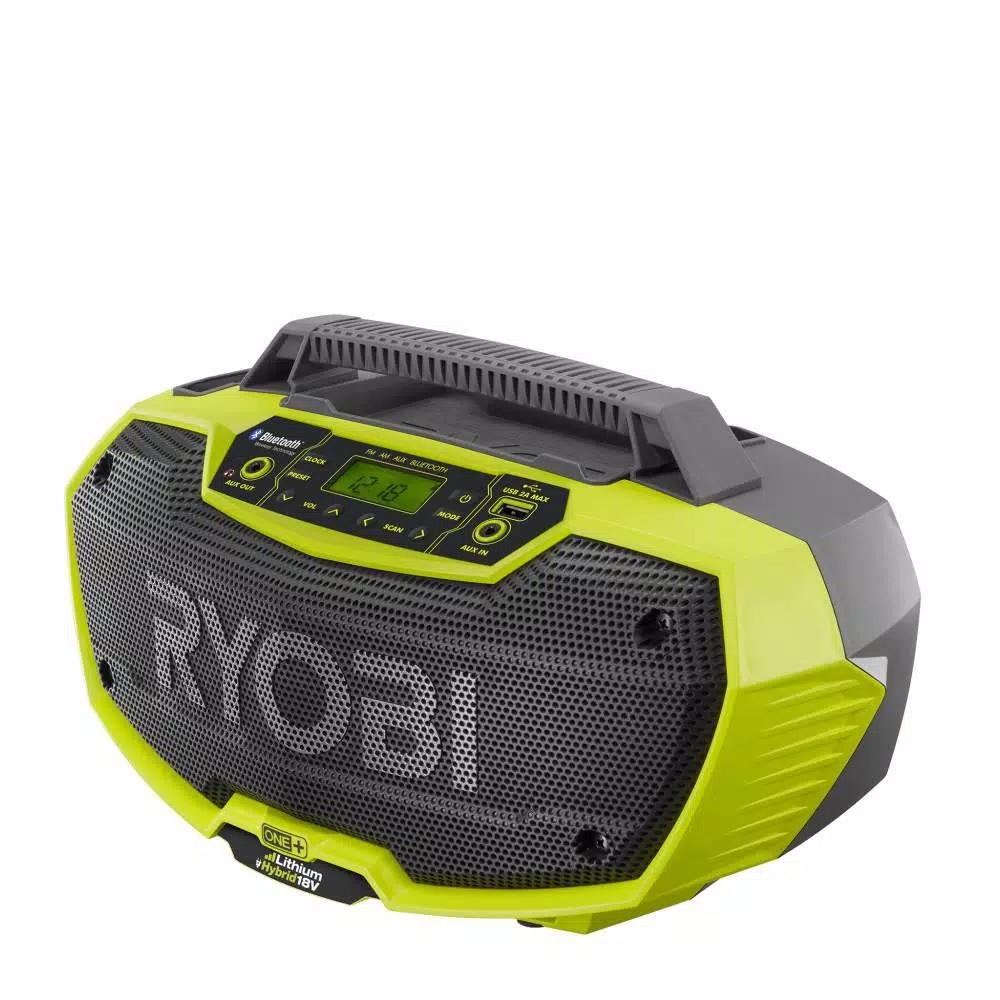 RYOBI 18V ONE+ Hybrid Bluetooth Stereo and Portable Fan Combo Kit (Tools Only)