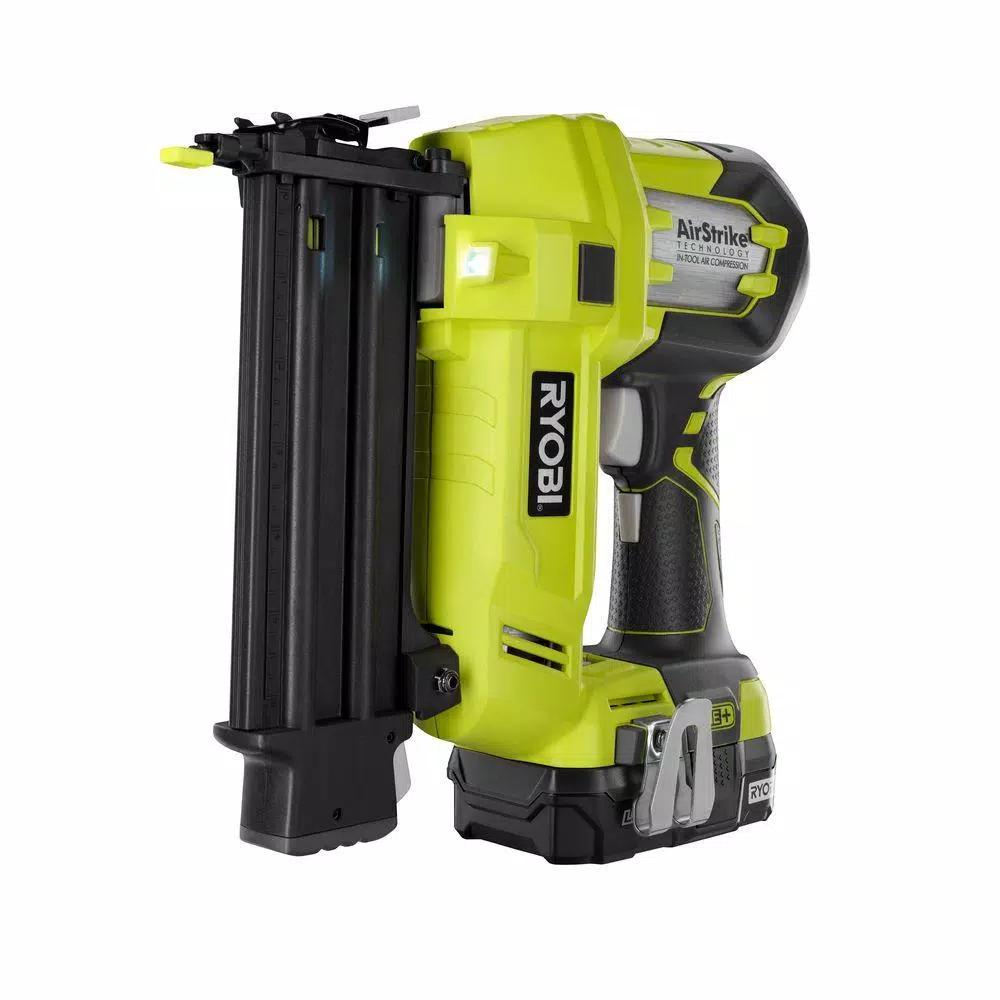 RYOBI 18V ONE+ Cordless 2-Tool Combo Kit with Drill/Driver and 18-Gauge Brad Nailer