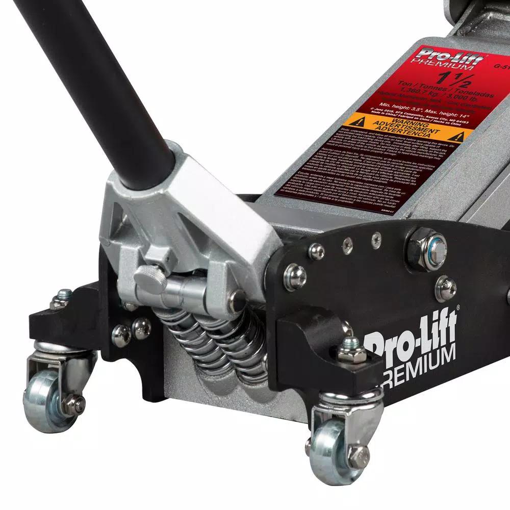Pro-Lift Dual Piston Pro-Lift G-5152 1.5-Ton Hybrid Aluminum and Steel Floor Jack