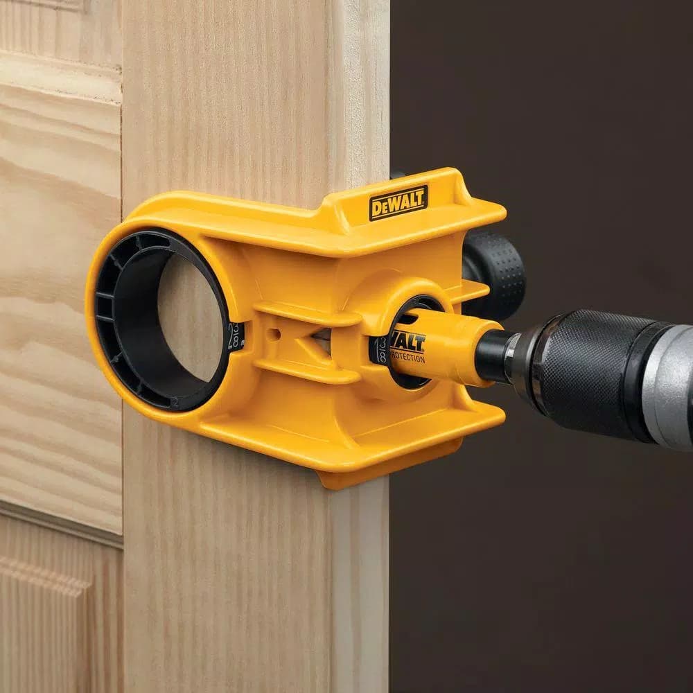 DEWALT Door Lock Installation Kit for Wood and Metal Doors