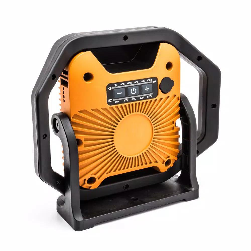 GEARWRENCH 3000 Lumen Rechargeable LED Area Light with AC Adapter
