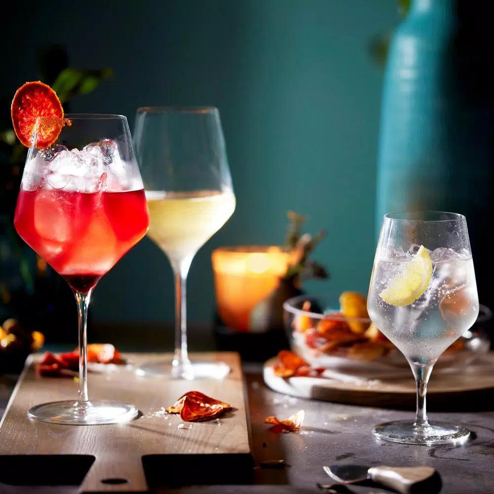 Libbey Signature Greenwich 12-Piece Wine Glass Set - 6 Red & 6 White Wine Glasses