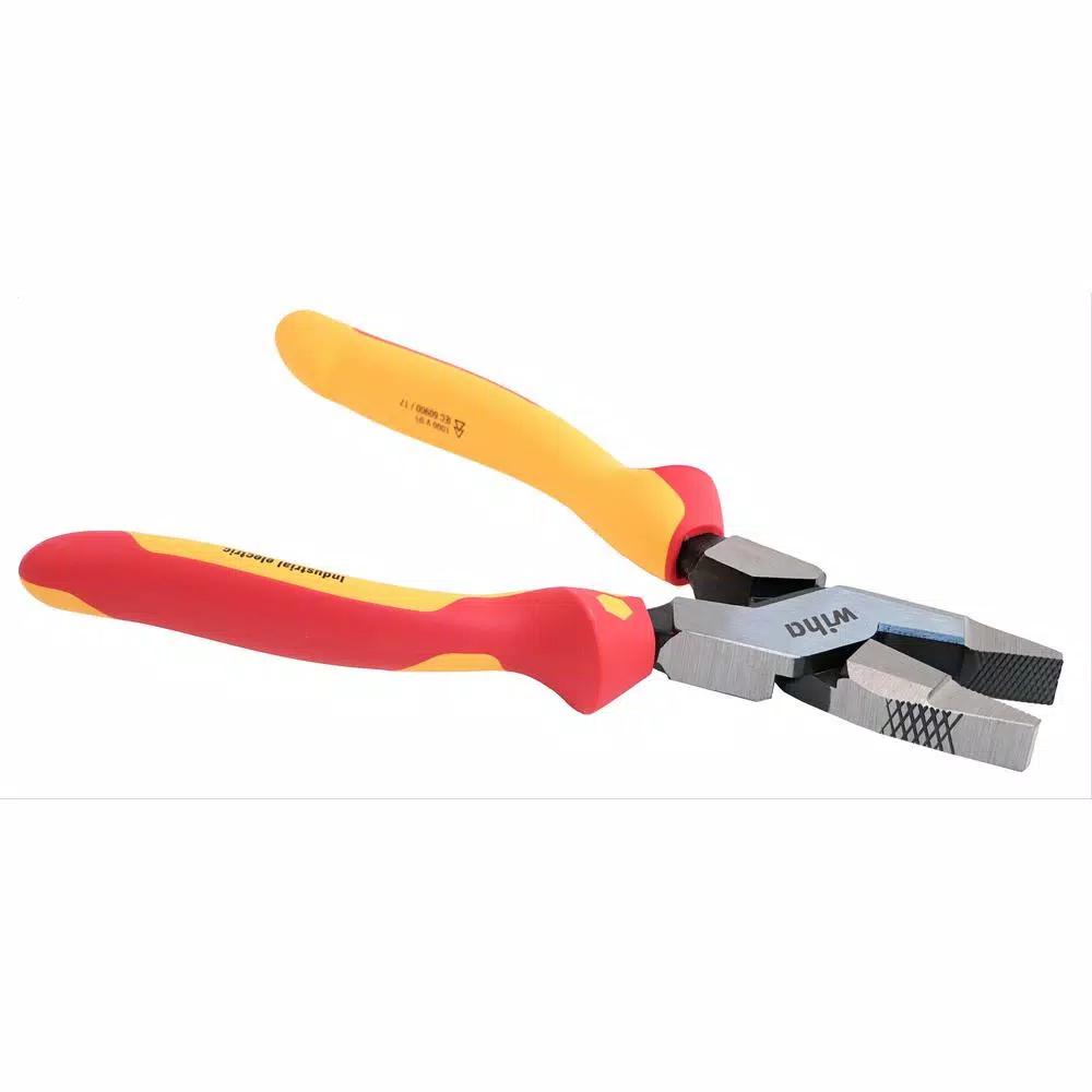 Wiha Insulated Industrial Series SoftGrip NE Style Lineman's Pliers