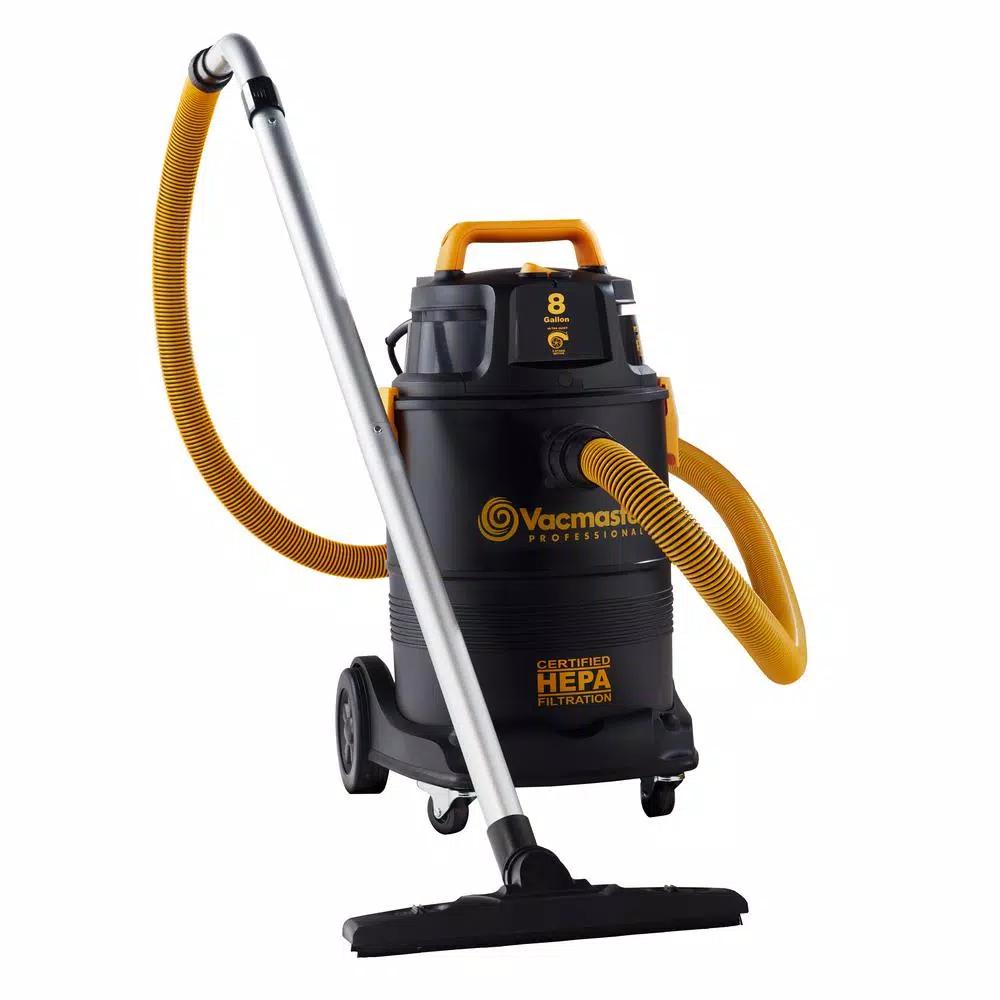 Vacmaster 8 gal. HEPA Industrial Wet/Dry Vac with 2-Stage Motor & 106 in. Water Lift