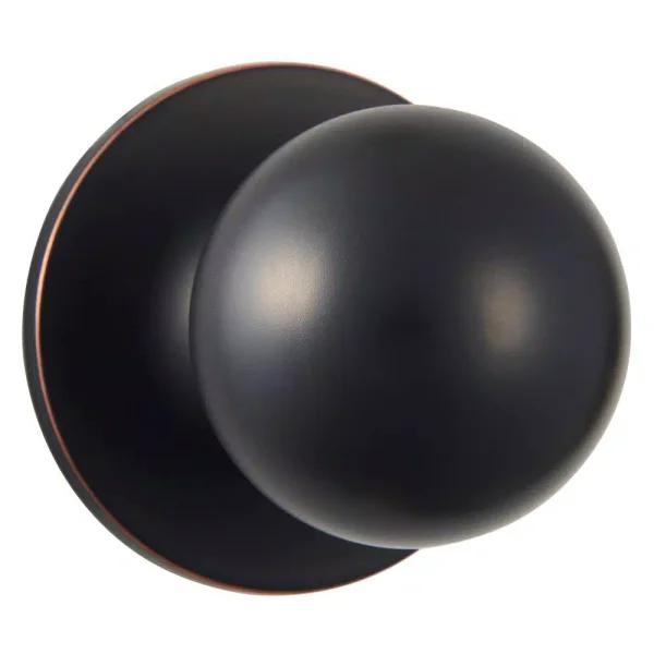 Universal Hardware Aged Bronze Passage Door Knob, 2-1/8 in. Commercial Grade ANSI Grade 2