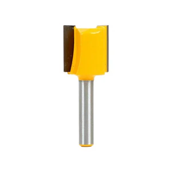 Yonico 3/4 in. Carbide Tipped Straight Router Bit, 1/4 in. Shank, 2-Flute