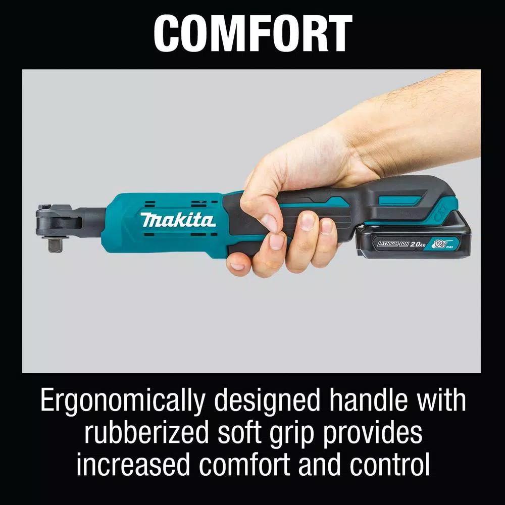 Makita 12V MAX CXT Cordless Ratchet Kit with Bonus 1/4 in. Impact Wrench