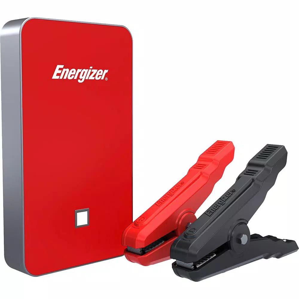 Energizer 7500mAh Lithium Jump Starter and 2.4A USB Power Bank, 500 Amp Peak