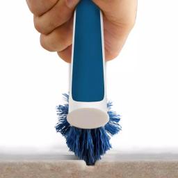 Unger 2-in-1 Tile and Grout Scrubber with V-Shaped Bristles and Corner Cleaning Head thumbnail 2