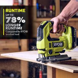 RYOBI 18V ONE+ HP Brushless Cordless Jig Saw, Tool Only thumbnail 4