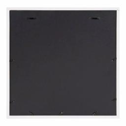 DesignOvation Gallery 17 x 17 in. White Wood Picture Frame, Matted to 4 x 6 in. thumbnail 4