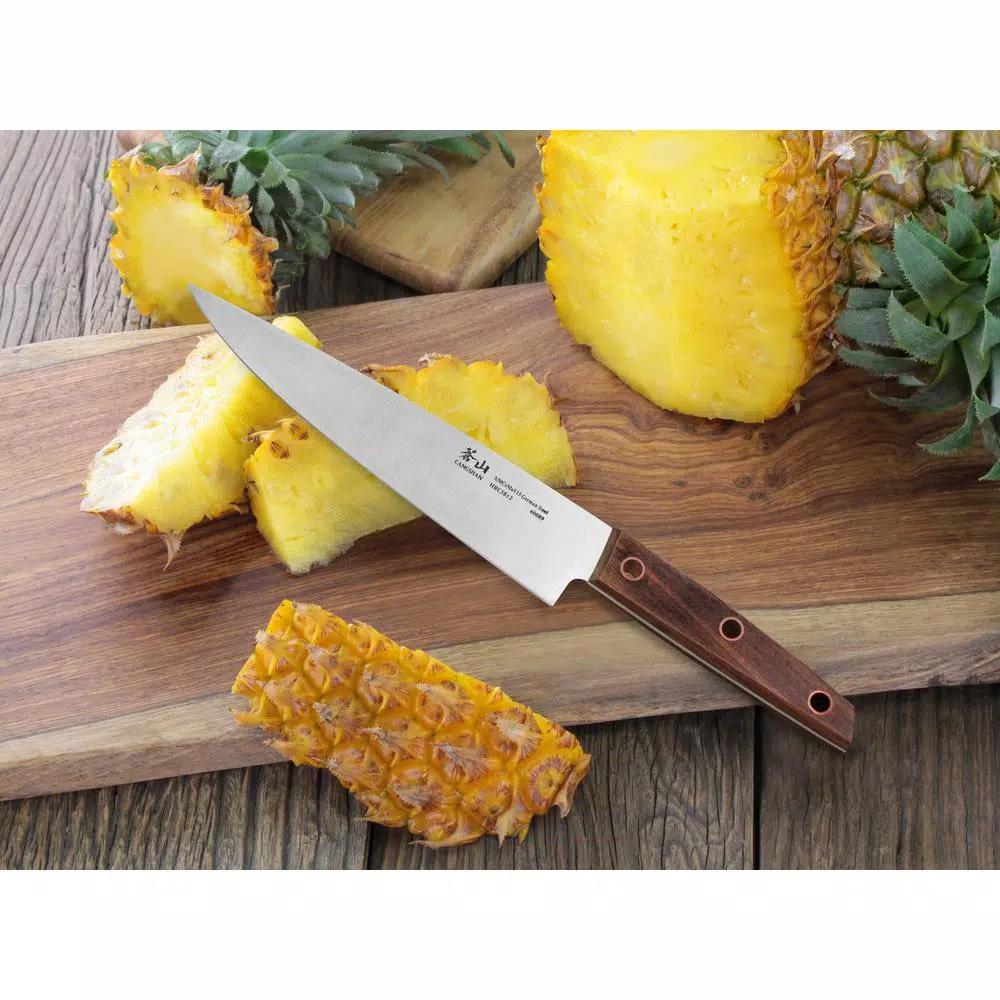 Cangshan W Series 6-Piece German Steel Knife Set with Solid Walnut Wood Block