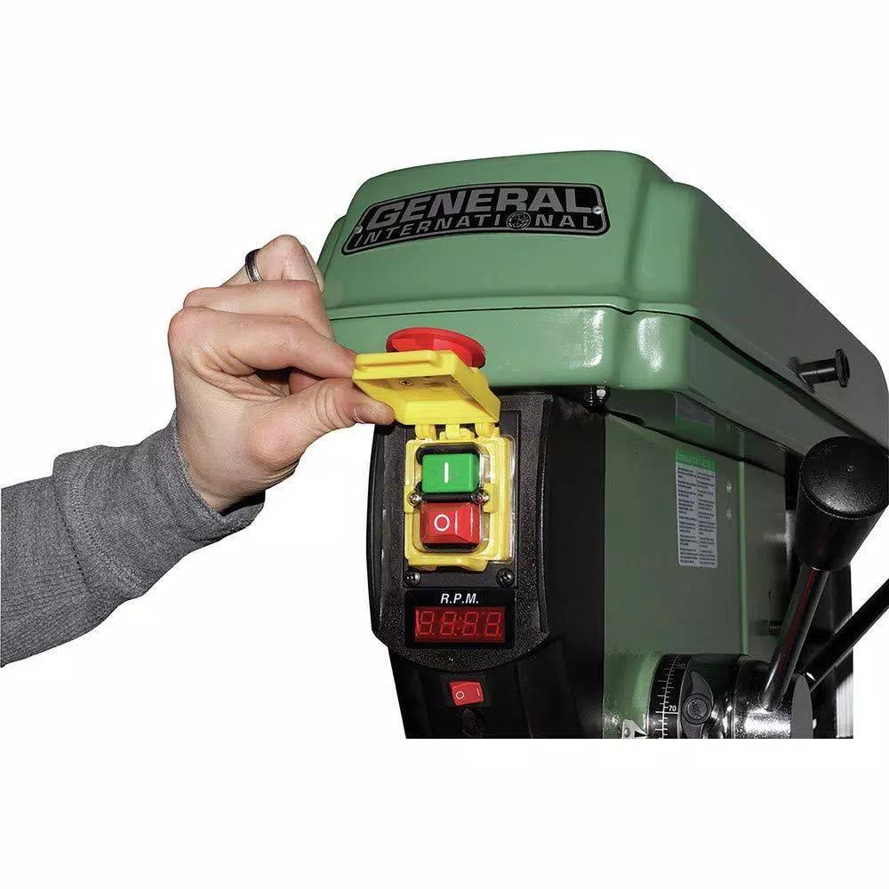 General International 17 in. 3/4 HP Variable Speed Drill Press with Laser Pointer