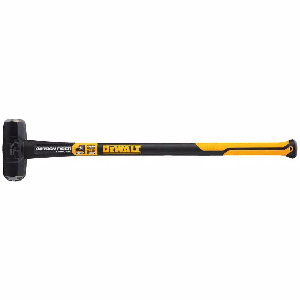 DEWALT 12 lb. Exo-Core Sledge Hammer with 33.3 in. Fiberglass Handle